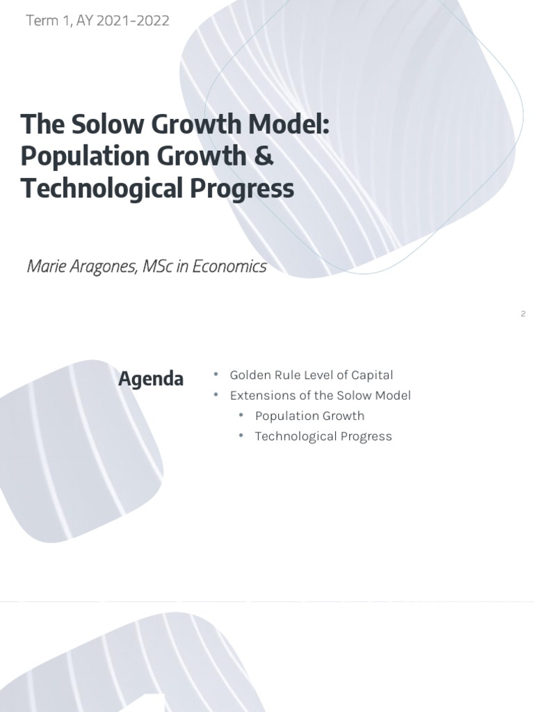 The Solow Growth Model Accounting for Population Growth and