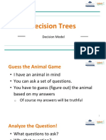 Decision Tree Modeling for Animal Guessing Game