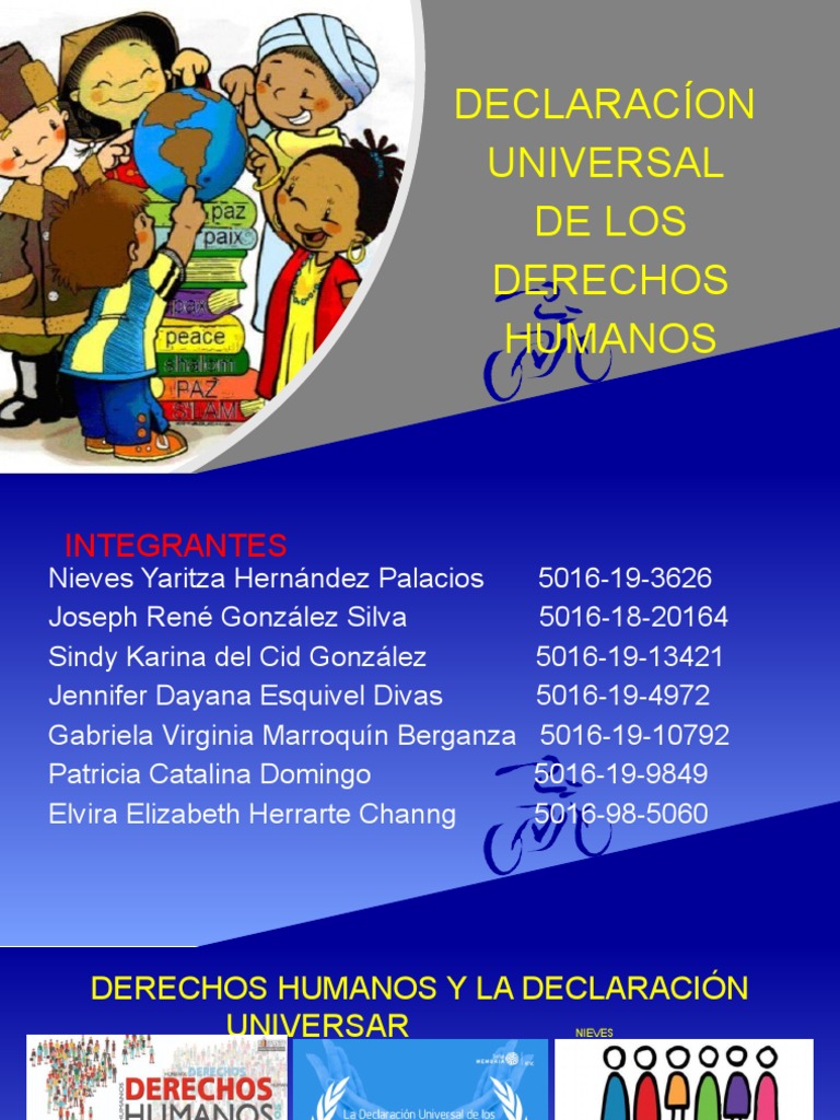 Declaración Universal de Los Derechos Humanos | PDF | Convenio europeo