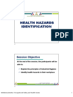 Day 1 - Session 2 - Health Hazards Identification - Participant