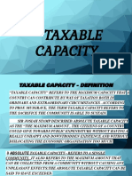 Taxable Capacity