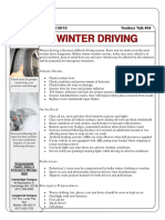 Winter driving safety tips