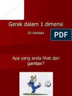 Gerak Dalam Satu Dimensi