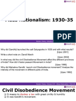 Modern History: Module XVII - (Mass Nationalism: 1930-35)