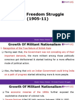 Modern History: Module - XII (Indian Freedom Struggle)