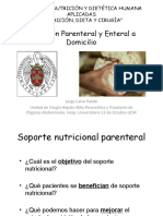 Nutrición Parenteral y Enteral a Domicilio