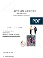2.1 Qualitative Data Collection