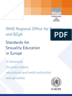 WHOStandards for Sexuality Ed in Europe