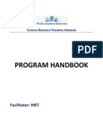 Clinical Research - Handbook