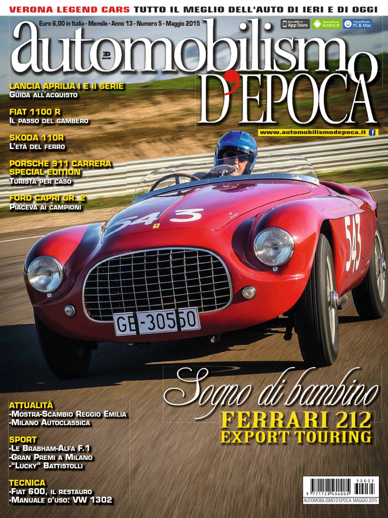 Automobilismo D'epoca 2015.05 - Maggio 2015 | PDF, image size:768x1024