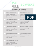 Newborn Schedule 1-2 Weeks-2