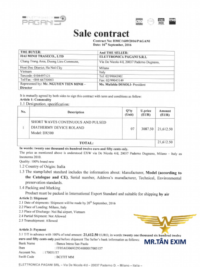 14 Signed Contract dx500 | PDF