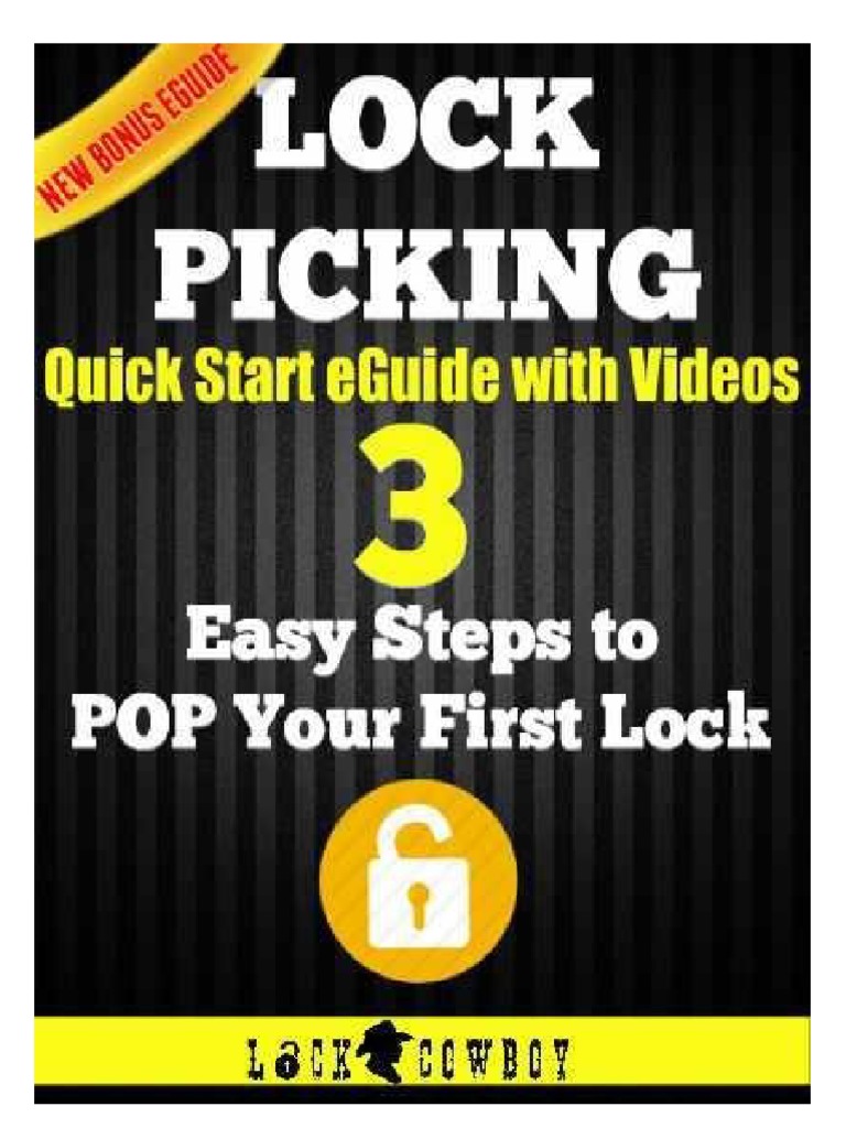 Lock Cowboy Eguides 20 PDF Force