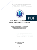 Facility Location With Clustering Algorithm