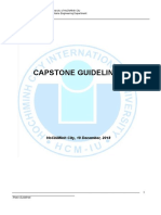 Capstone Guidelines