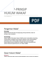 Prinsip-Prinsip Hukum Wakaf: Yulkarnain H