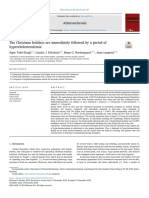 The Christmas Holidays Are Immediately Followed by A Period of Hypercholesterolemia