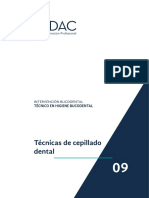 Tema 9 - Técnicas Del Cepillado Dental