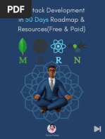 50 Days: Fullstack Development in Roadmap & Resources (Free & Paid)