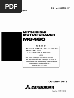 MG460 Parts Book | PDF