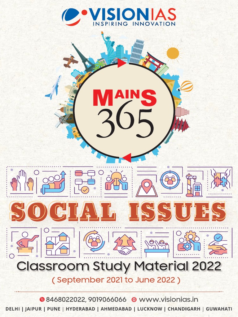Vision Mains365 SocialIssues PDF Wash