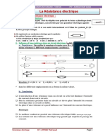 La Resistance Electrique Cours 2