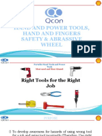 12.hand & Power Tools Safety, Hands & Finger Safety & Abrassive Wheel U