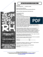 WeAreRH Application Form & Waiver