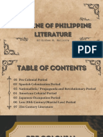 Timeline of Philippine Literature - Ershee Mallorca