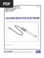 Download Calcium Ion Selective Electrode Manual CI 6727 by Harry Ramza SN59927657 doc pdf