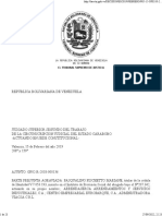 TSJ Regiones - Decisión Amparo en Segunda Instancia