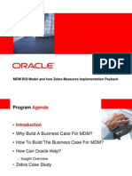 Oracle MDM Business Case