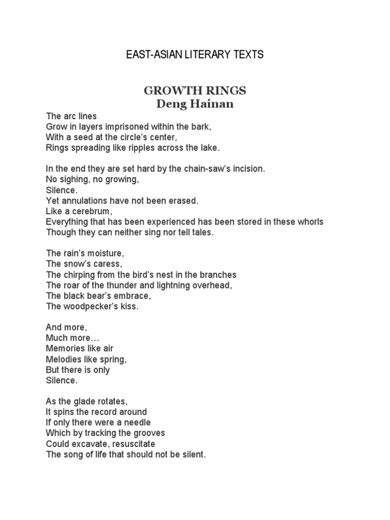Asian Literary Texts: Growth & Rebirth | PDF | Weaving | Tapestry