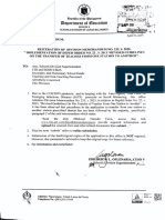 Reiteration of Div Memo No 235, S 2020 Implementation of Do No 22 S 2013 Revised Guidelines On The Transfer of Teacher From One Station To Another