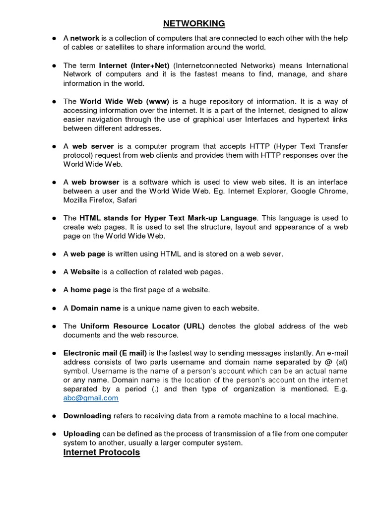 An InDepth Guide to Networking Concepts, Protocols, 