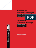 Wörterbuch Der Humanbiologie - Dictionary of Human Biology - Deutsch - Englisch - Englisch - Deutsch. English - German - German - English (PDFDrive)