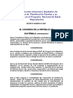 Ley de Acceso Universal y Equitativo de Servicios de Planificacion