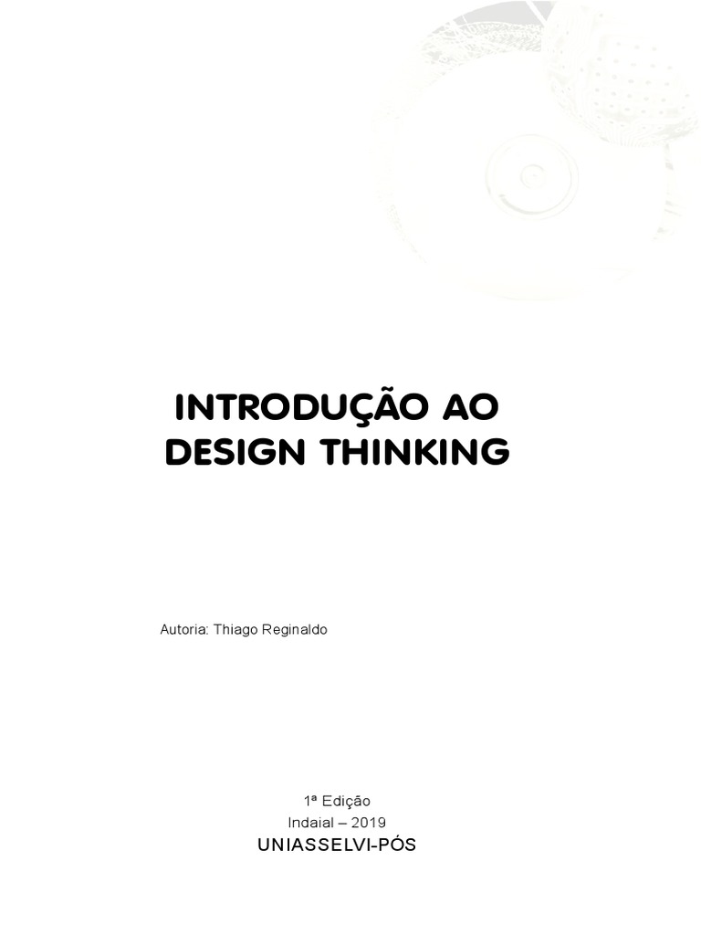 Introdução Ao Design Thinking | PDF | Design Thinking | Esboço