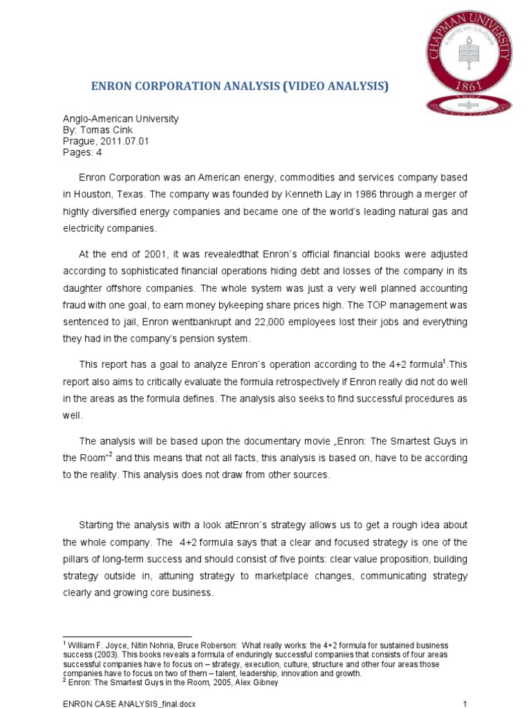 Enron stock price image