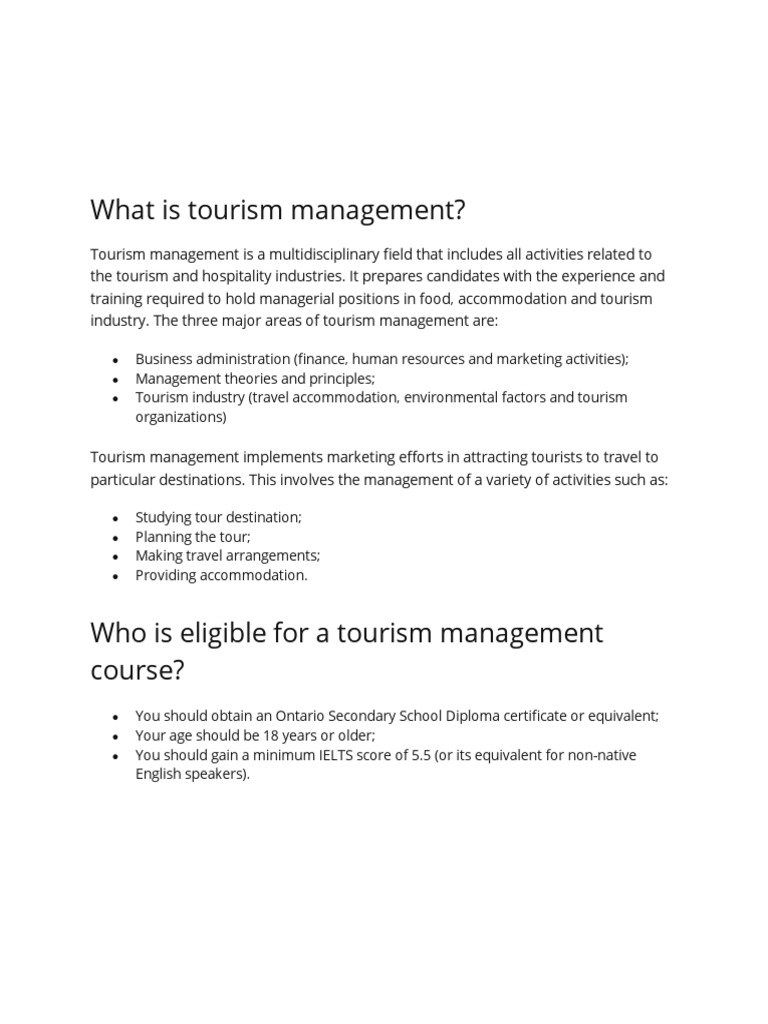 what-is-tourism-management-pdf-tourism-marketing