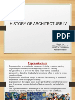 HISTORY OF ARCHITECTURE IV EXPRESSIONISM