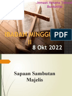 Liturgi Minggu II 08 Okt 22