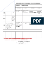 Horaire de Cours g3 - 4