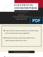 KLP 2 Karakteristik Akuntansi Sektor Publik