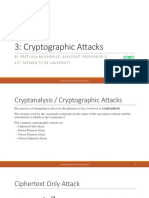 3 Cryptographic Attacks