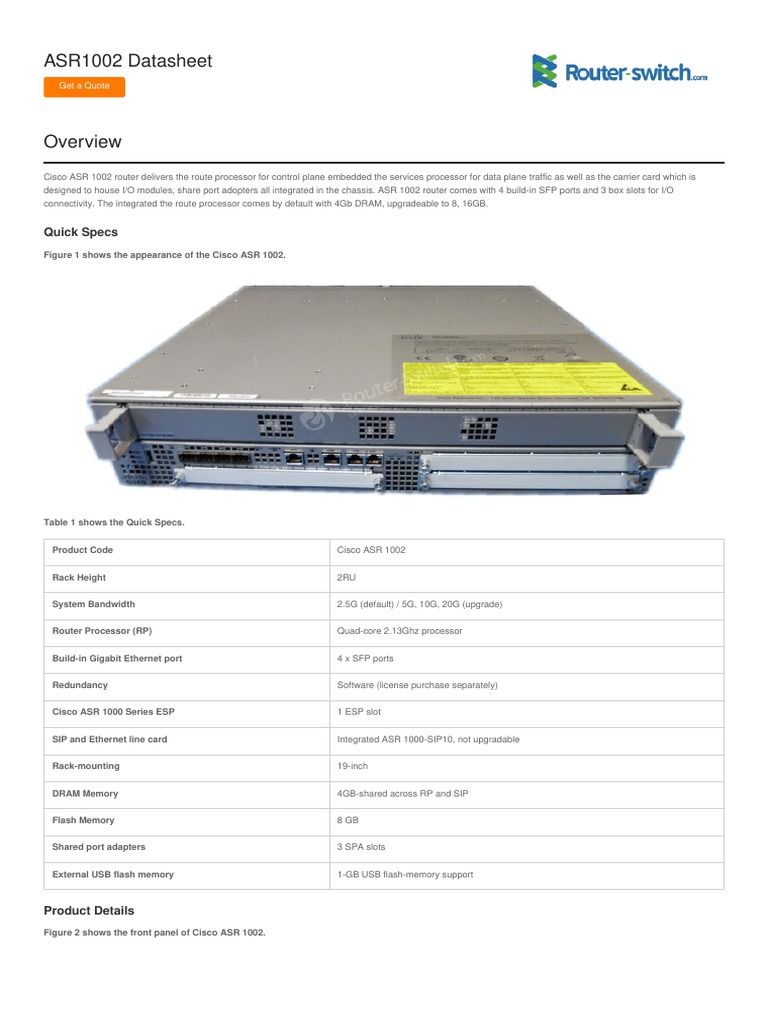 Asr1002 Datasheet | PDF