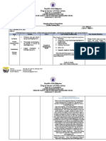 Weekly Learning Plan Filipino 8