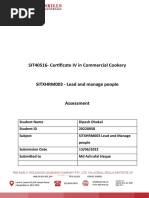 V2 - SITXHRM003 Lead and Manage People Student Assessment Guide