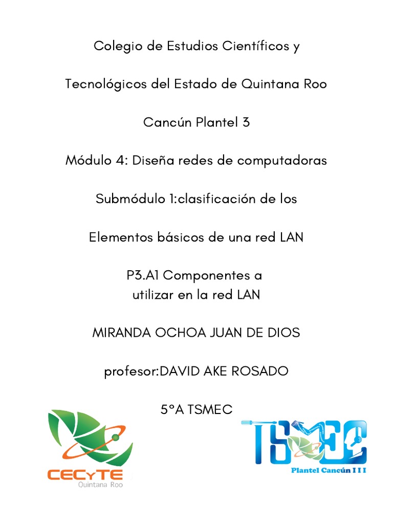 Miranda Ochoa 5°A TSMEC A1 | PDF