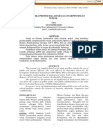 Peranan Etika Profesi Dalam Melayani Kepentingan Publik: JIA Fakultas Ilmu Administrasi (FIA) UNSUB - Edisi 23/2019